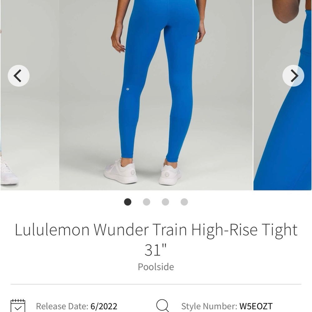 lululemon athletica High-Rise Leggings - Poolside